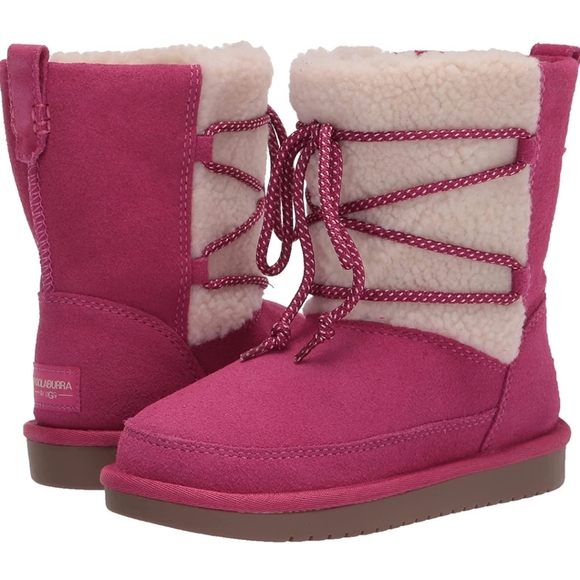 💗UGG Koolaburra by UGG Unisex-Child Michon Short Fashion Boot Size Big 5 - Picture 1 of 13